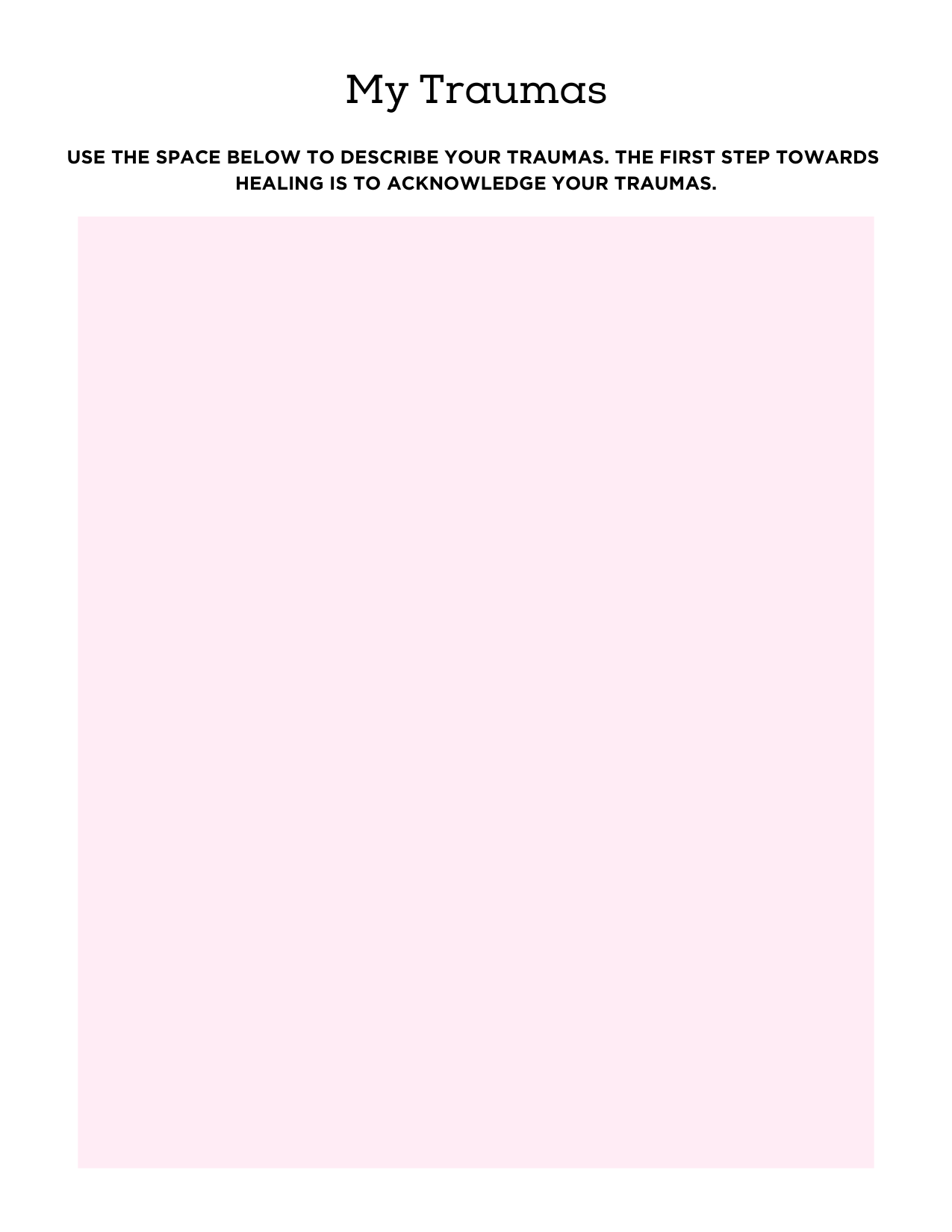Healing In Progress: A PTSD & Trauma Workbook
