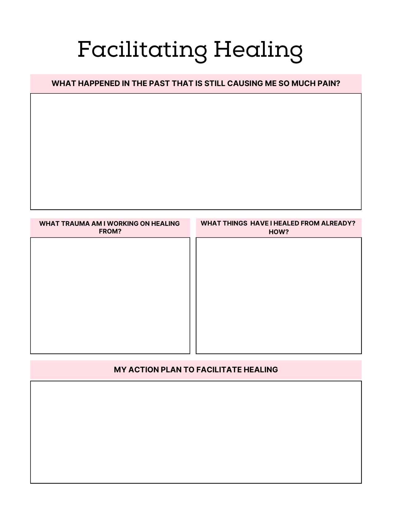 Healing In Progress: A PTSD & Trauma Workbook
